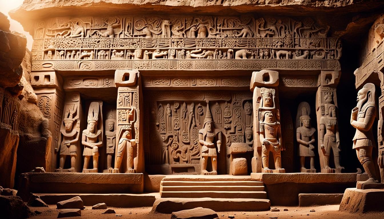 Archaeologists Discover Ancient Temple Sculptures