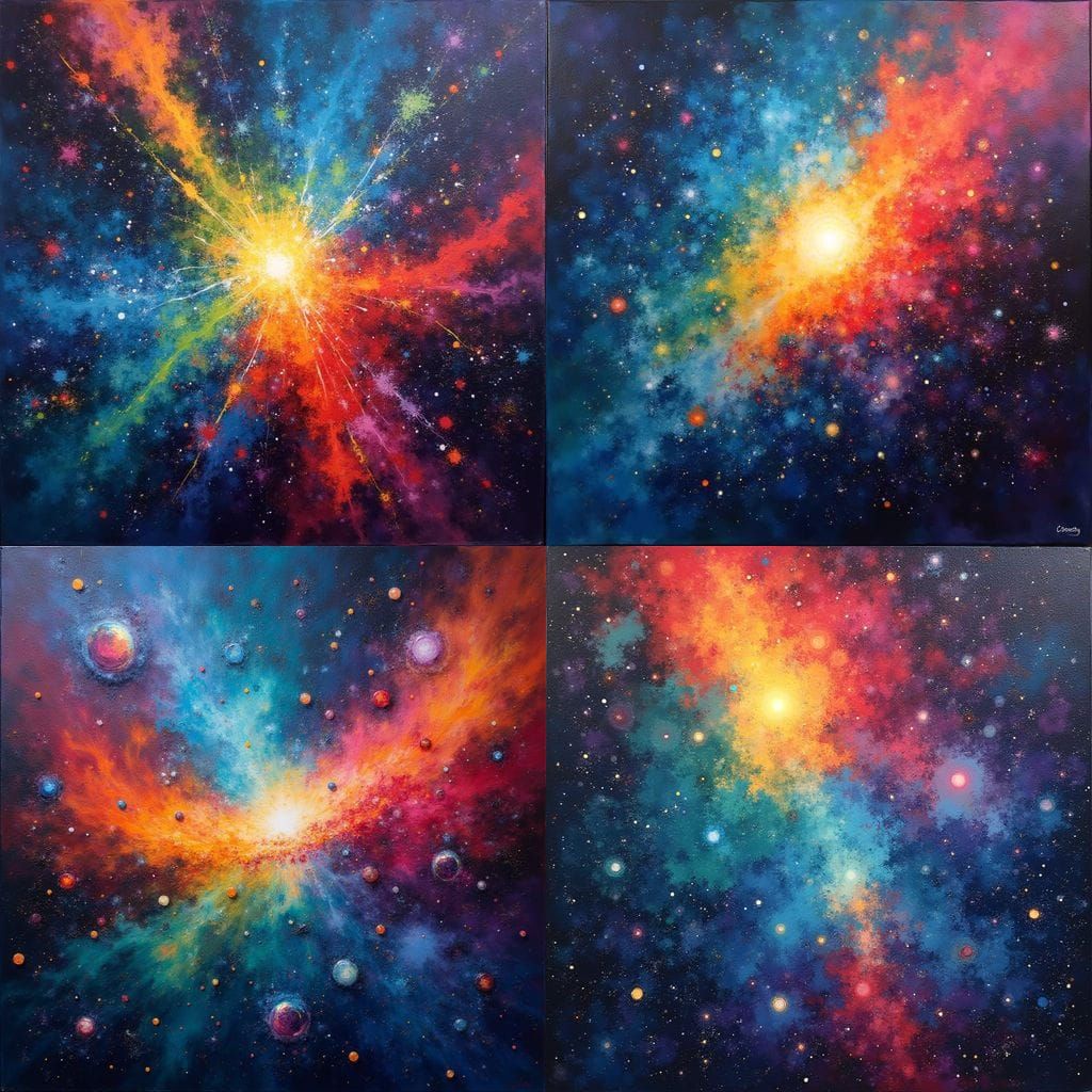 Vibrant Galaxies in Polychromatic Splendor