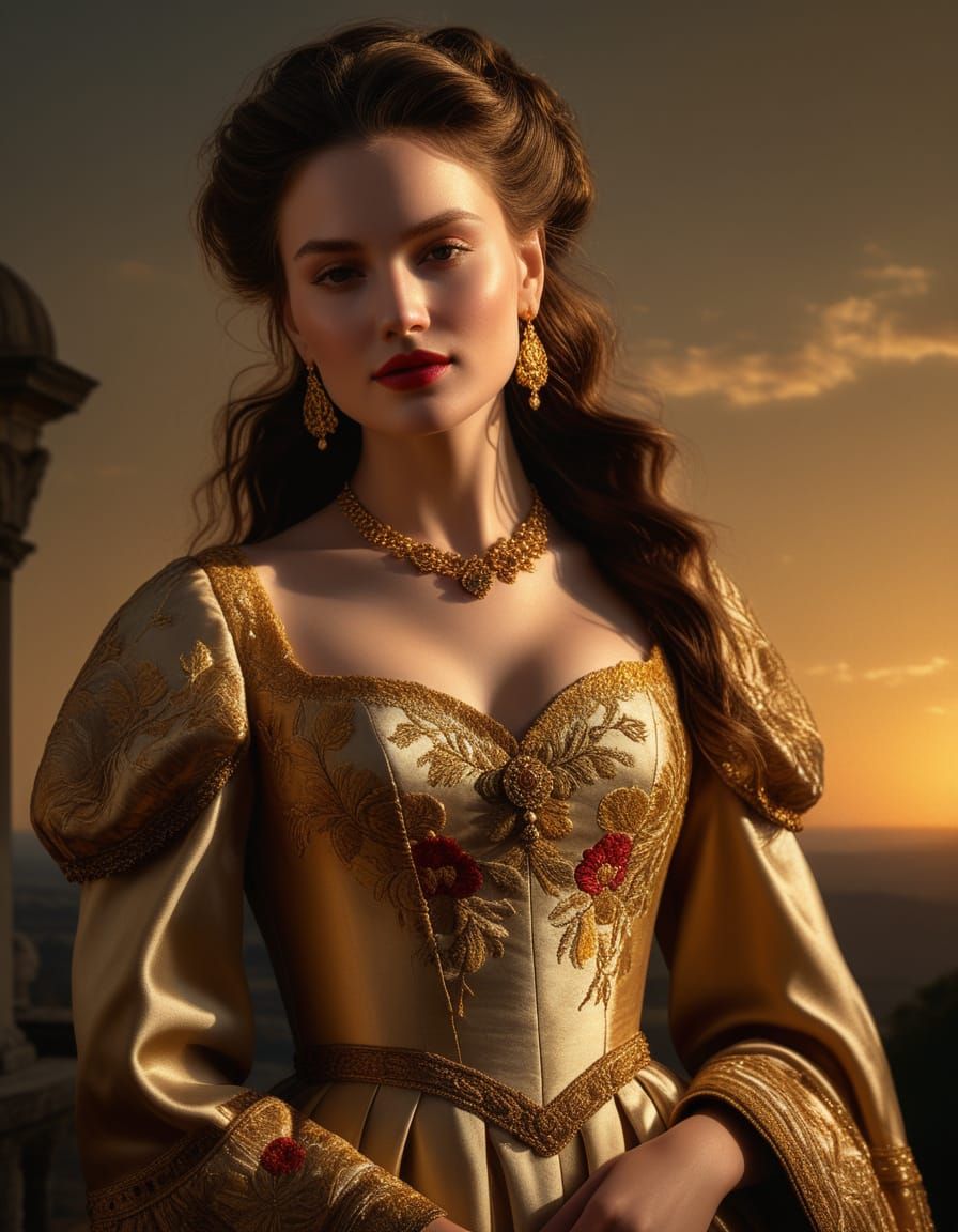 Classic Beauty in Warm Golden Light