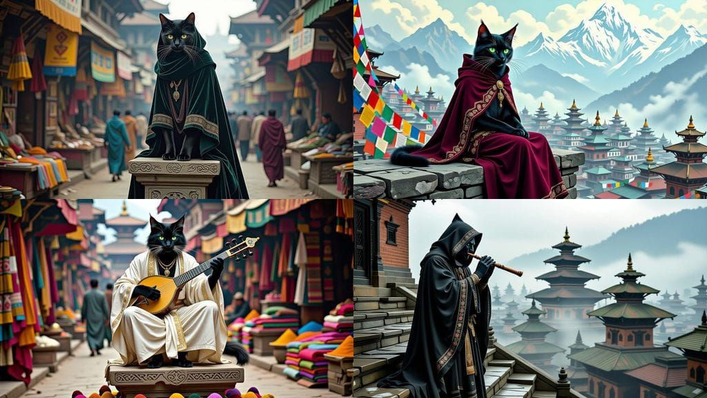 The Cat Man's Adventure in Kathmandu