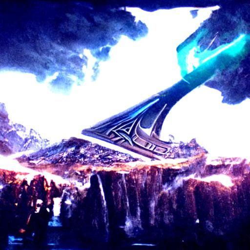 AI Image of Mythical City Asgard