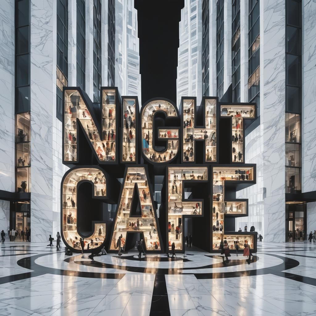 Futuristic Shopping Plaza in Dubai-Inspired Cityscape