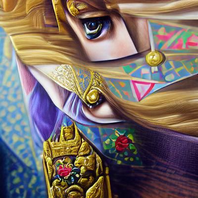Princess Zelda Digital Art Illustration