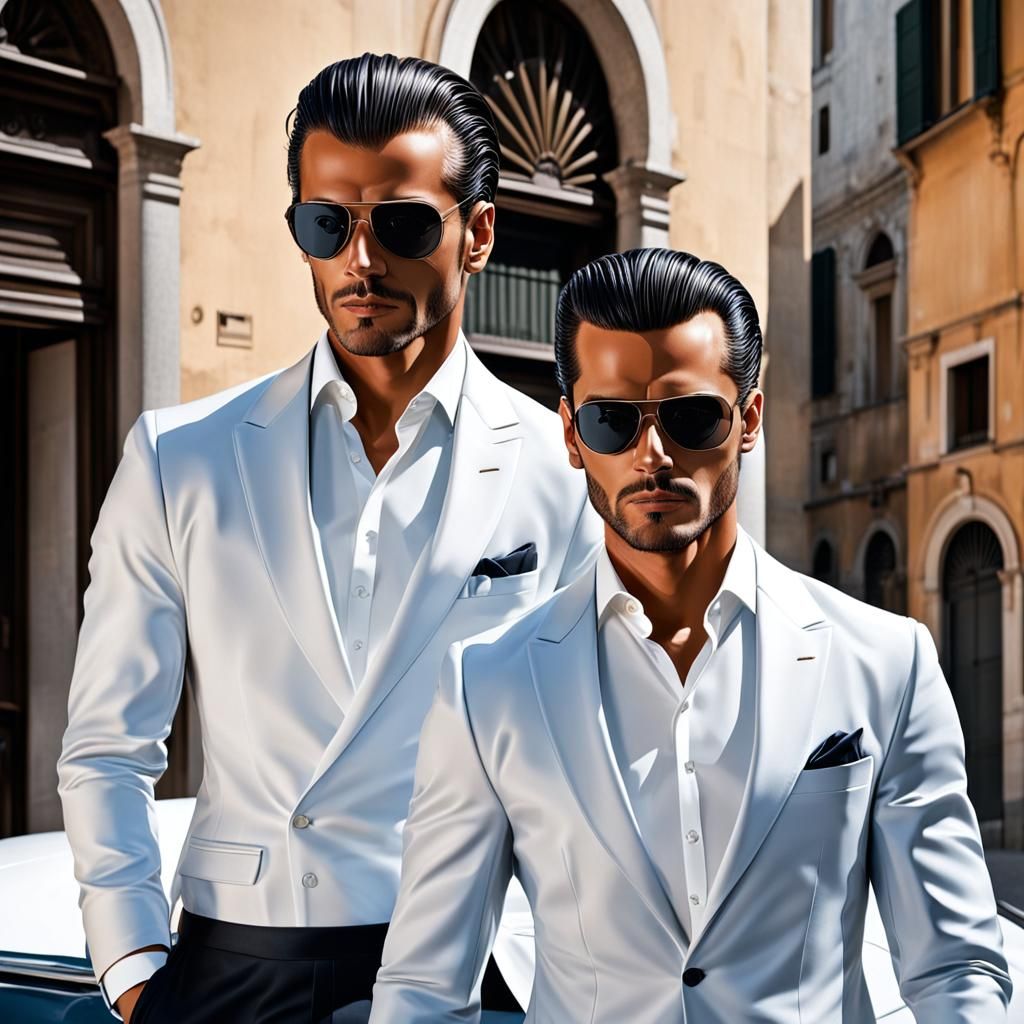 Italian Businessmen in Suits