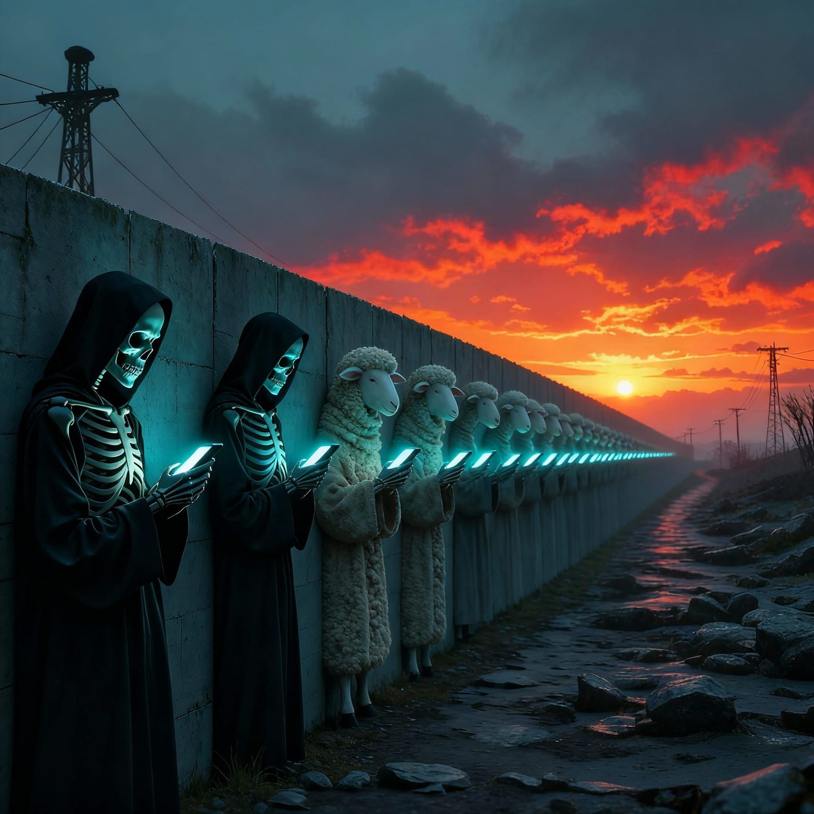 Tangible App Wall Symbolizing Emotional Distance