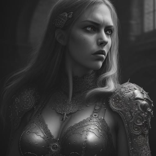 Hyperrealistic Heavy Metal Art with Intricate Details