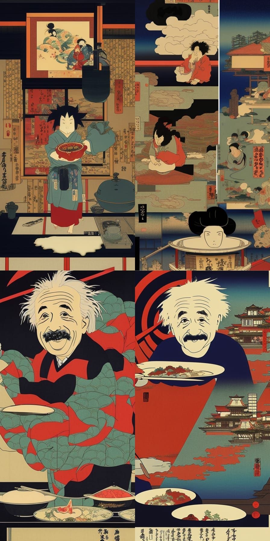 Einstein Cooking: Studio Ghibli Meets Art Deco