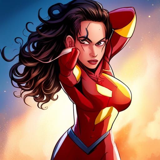 Spider Hero Super Saiyan Transformation