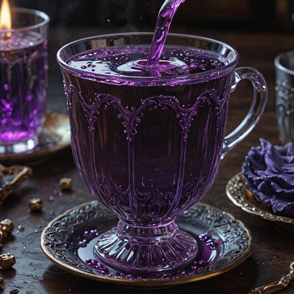 Elegant Fantasy Scene in Digital Painting Style