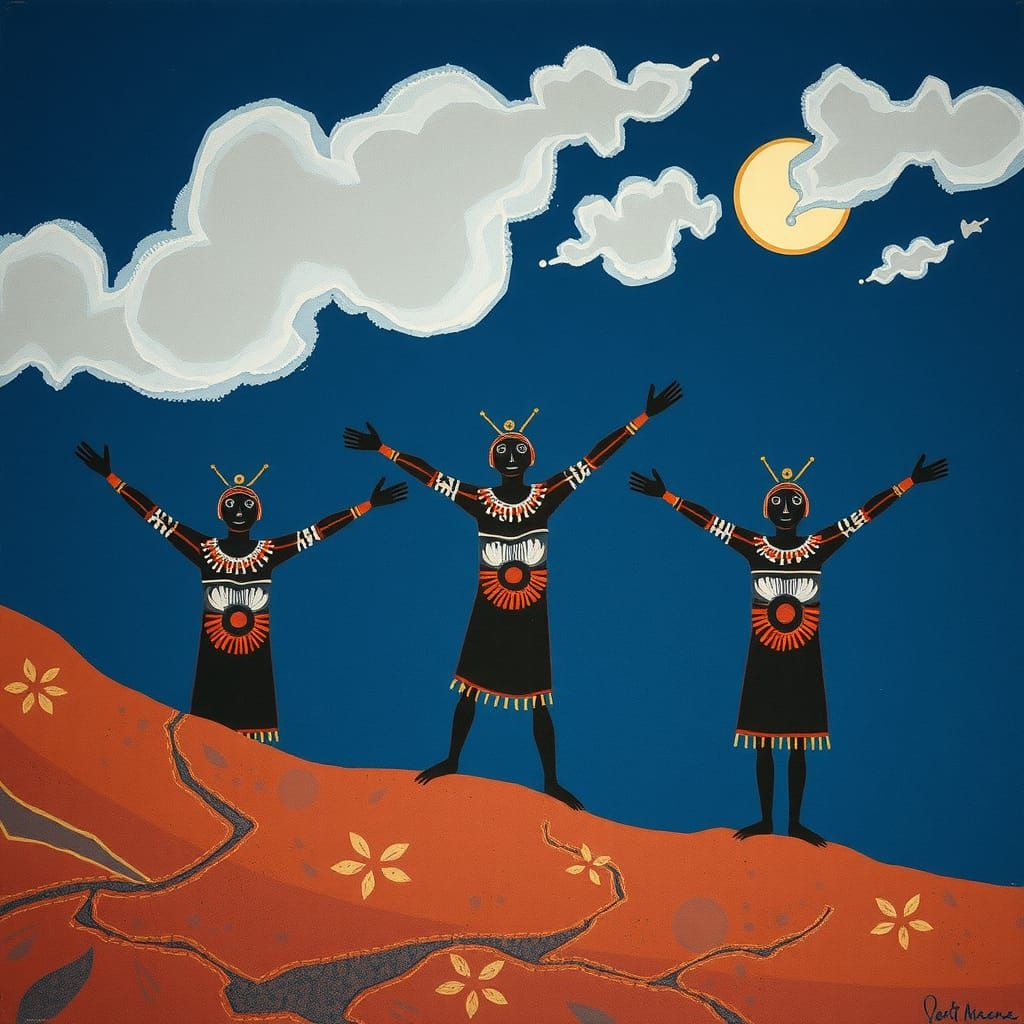 Aboriginal Rock Art: Wandjina Spirits in Dreamtime