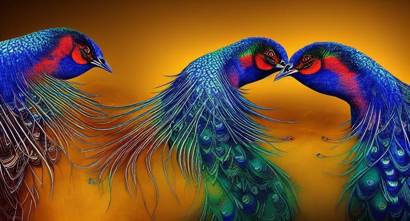 peacocks