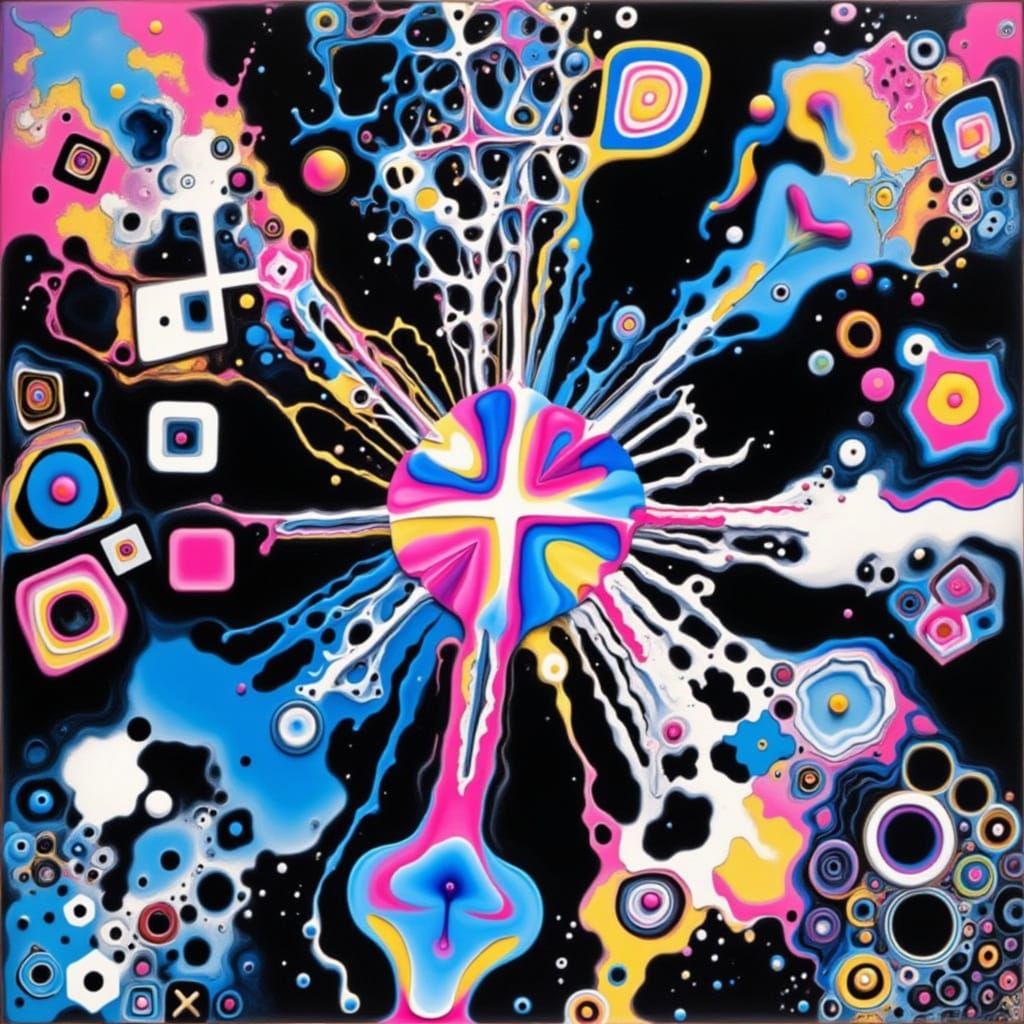 Kaleidoscope Art in Geometric Abstraction and Op Art Styles