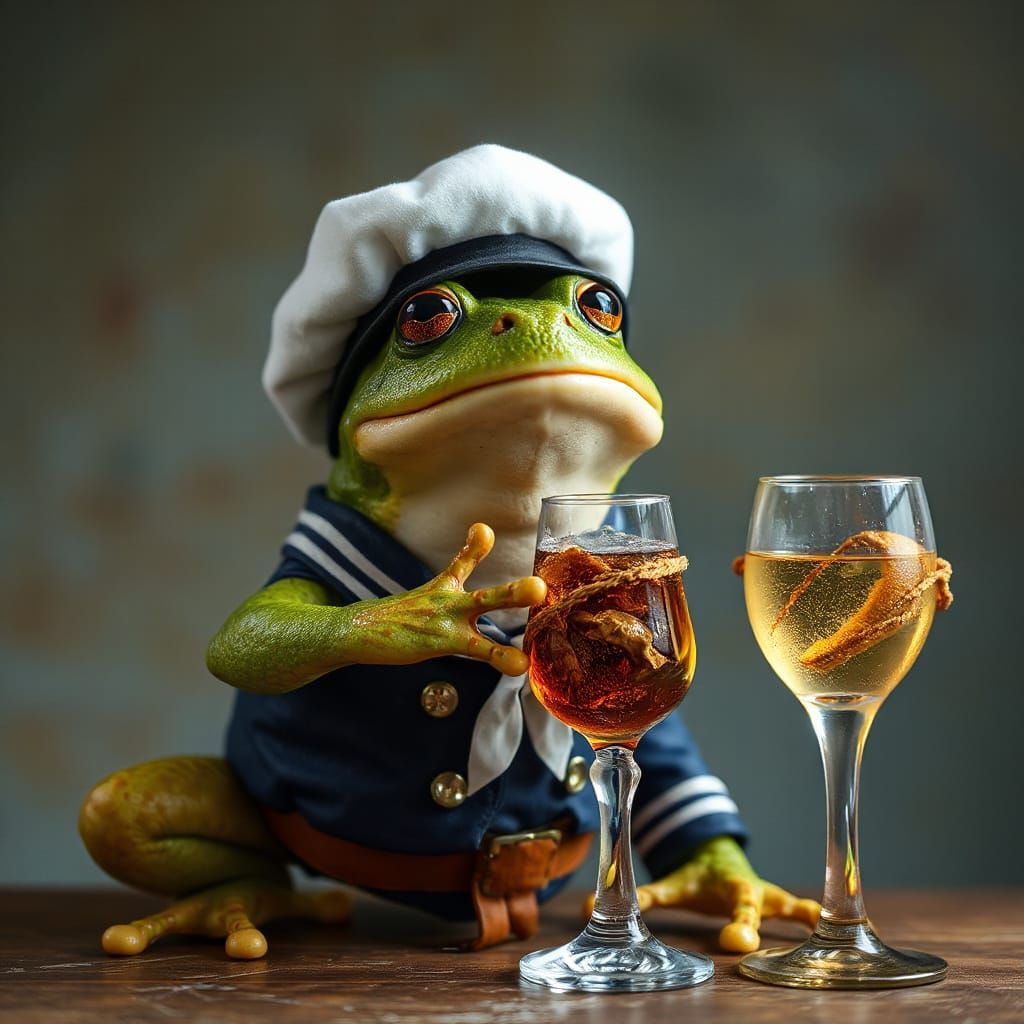 Surprised Sailor Frog Grog Tasting: Constable and Aardman St...