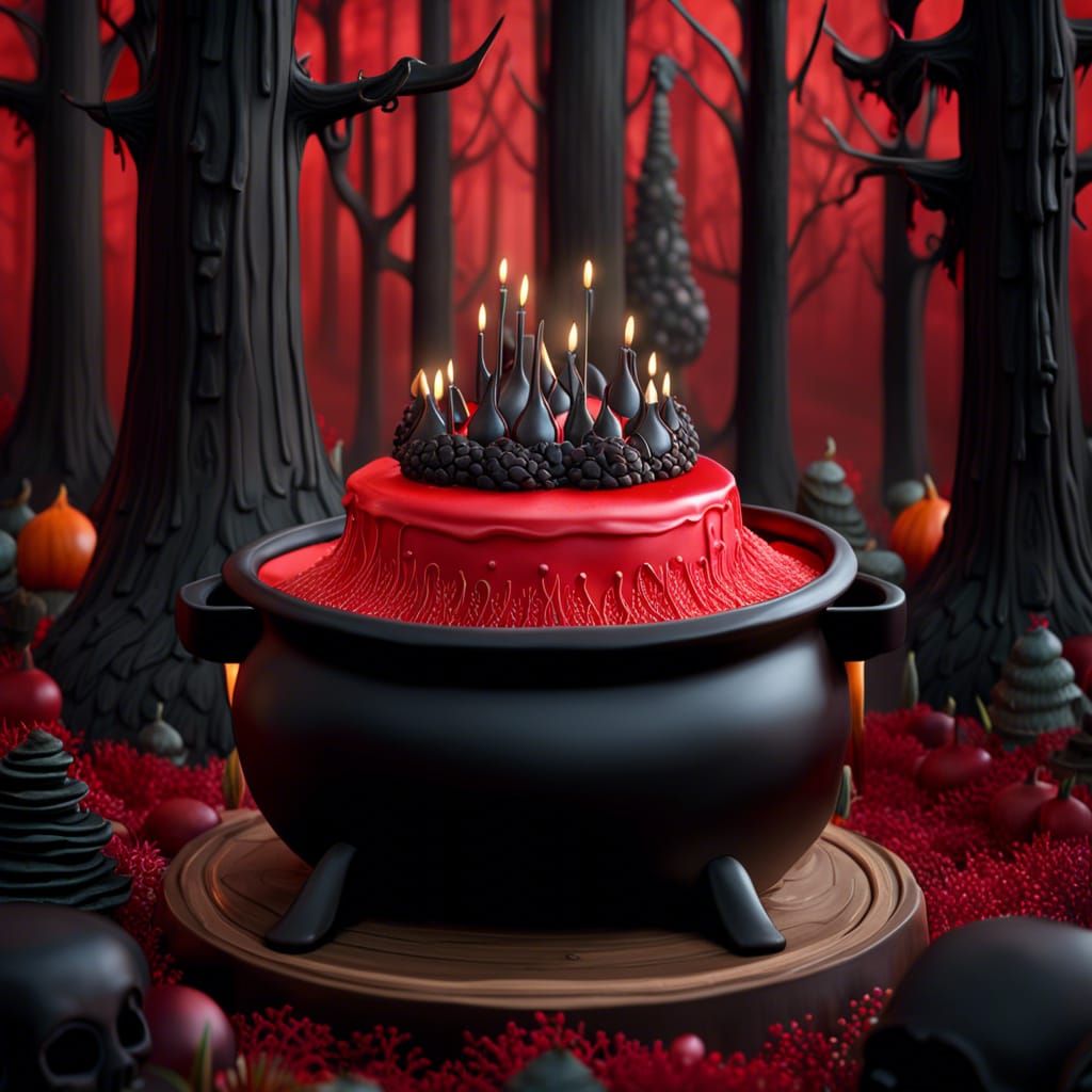 Cauldron Cake