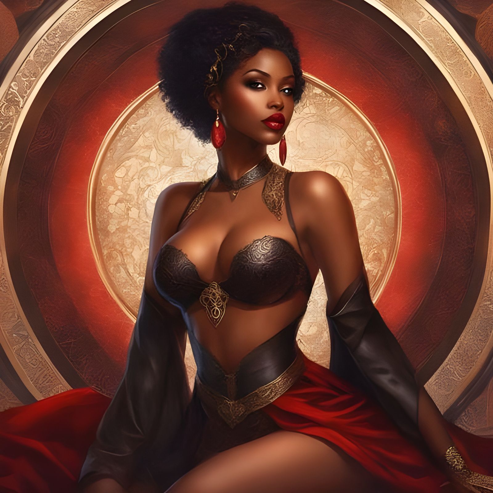 Mesmerizing Portrait of a Girl in Royo Style