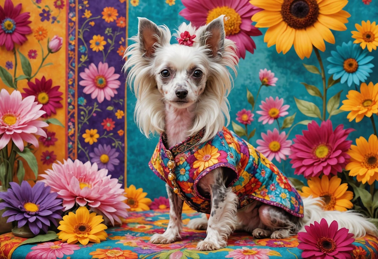 Whimsical Patchwork Wonderland in Imperial Colors