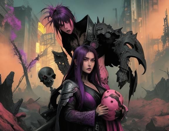 Eerie Dystopian Surrealism with Zombie Figure