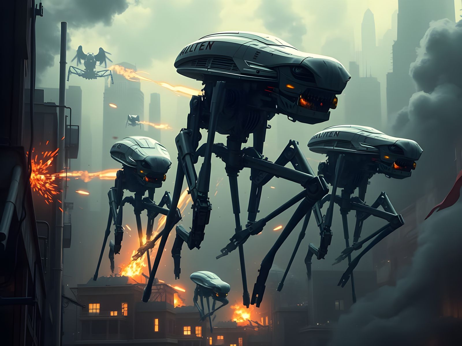 War of the Worlds: Alien Invasion in Digital Art