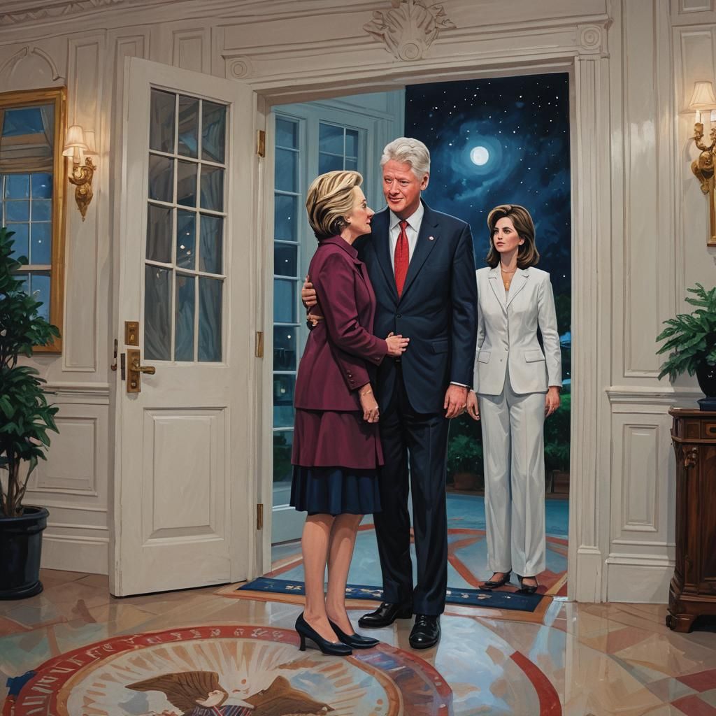 Shock in the Oval Office: A Dark Fantasy Dreamscape