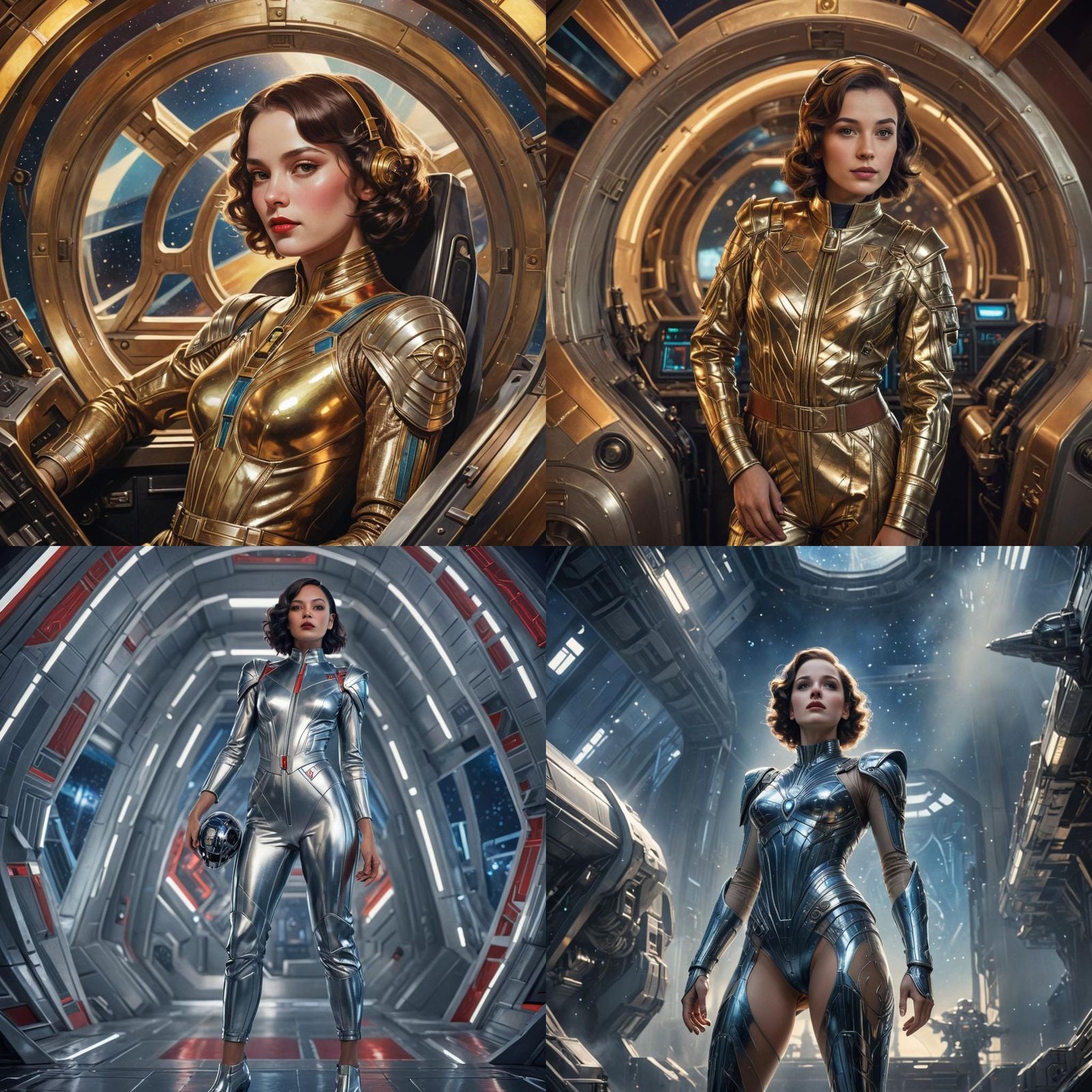 Art Deco Space Force Women Propaganda