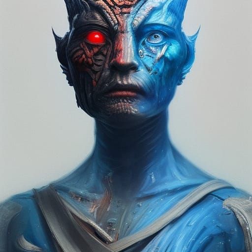 Unique Star Wars Alien Hybrid Character Portrait