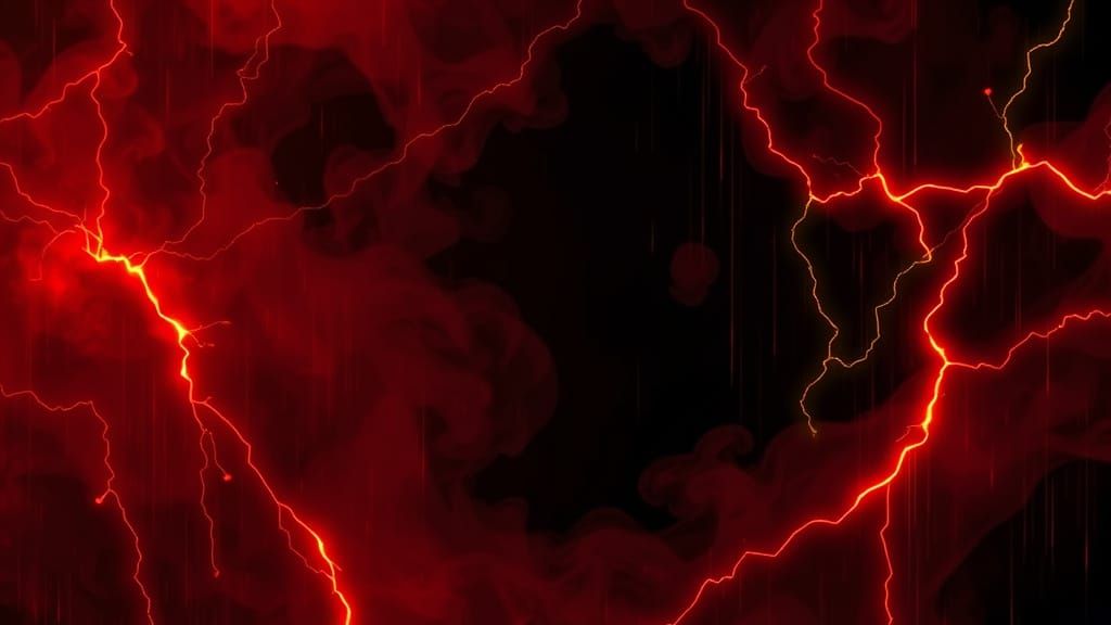 Glitching Darkness: Electric Voidscape