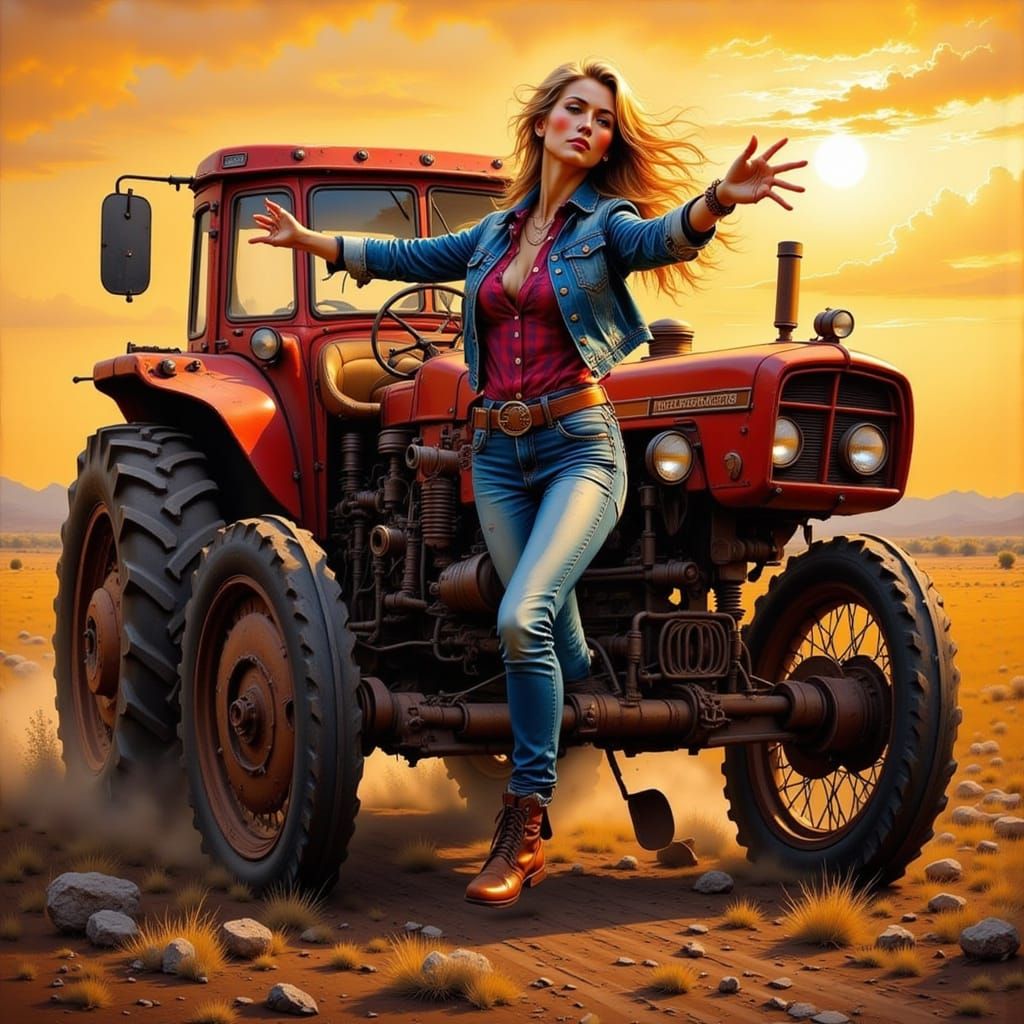 <lora:Country:1.0> <lora:Old West:1.0> country girl (shake it for me)Got a little boom in my big truck
Gonna open up the...