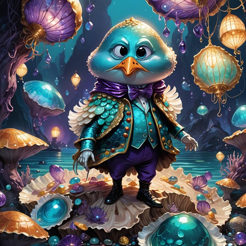 Humpty Dumpty as Pimp of the Sea, Artstation Style