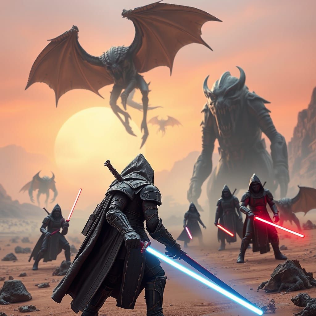 Sith golems made from chocolate fight chocolate monsters in ...