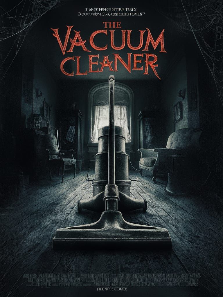 The Vacuum Cleaner: Chilling Horror Movie Poster