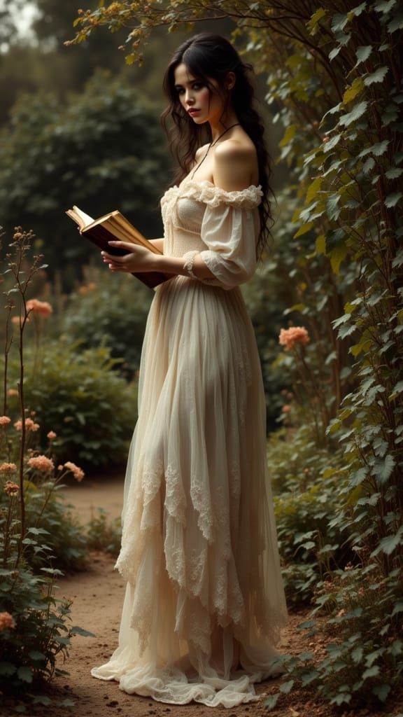 Reese Witherspoon as Antique Watercolor Portrait