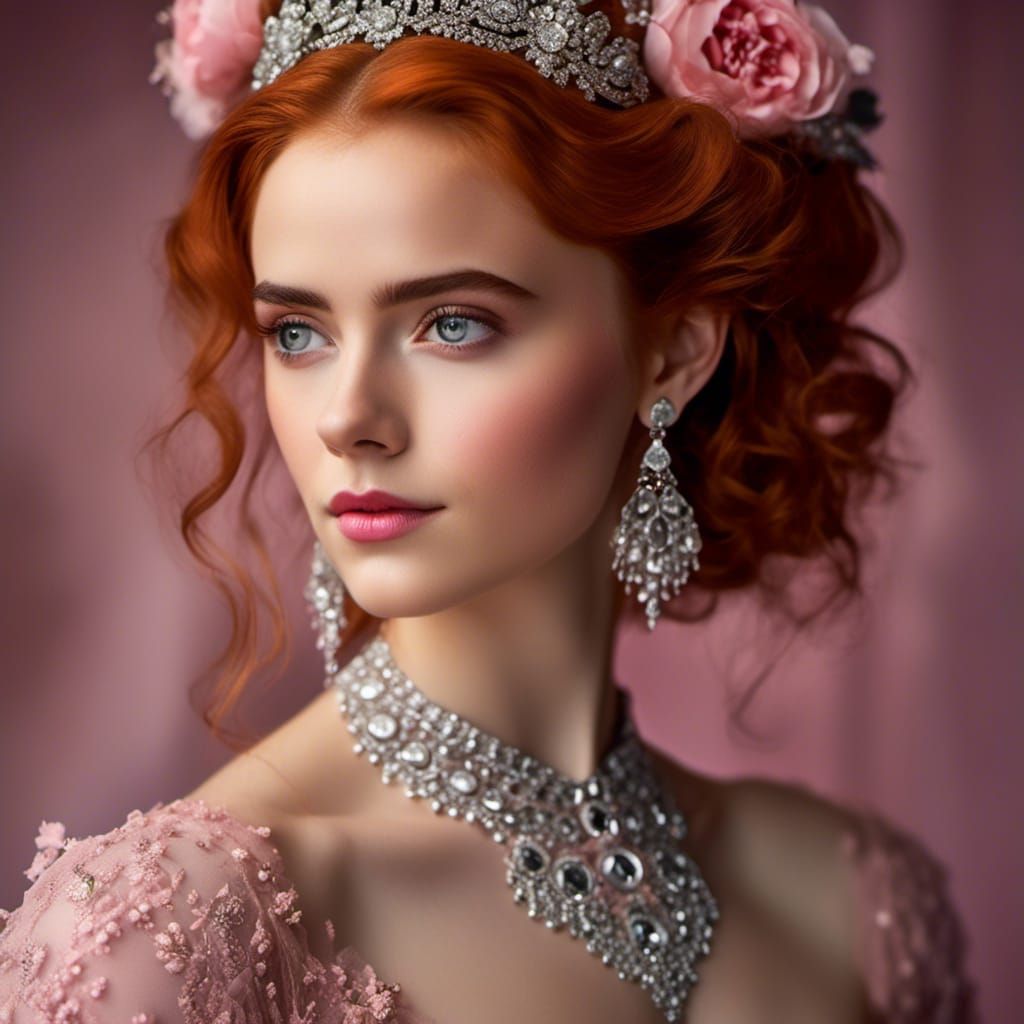 Emma Watson Likeness in Pink Gown