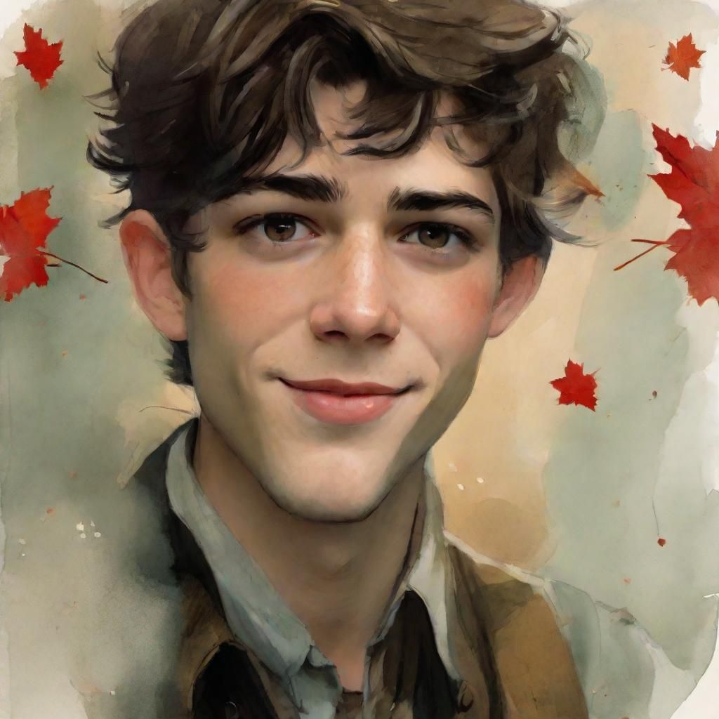 Shakespeare studies Robin, a slow smile creeping across his lips. He sees not just a boy, but a budding actor, burning w...