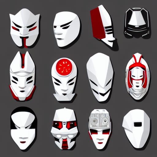 Cyberpunk Samurai Assassin with Arasaka Mask