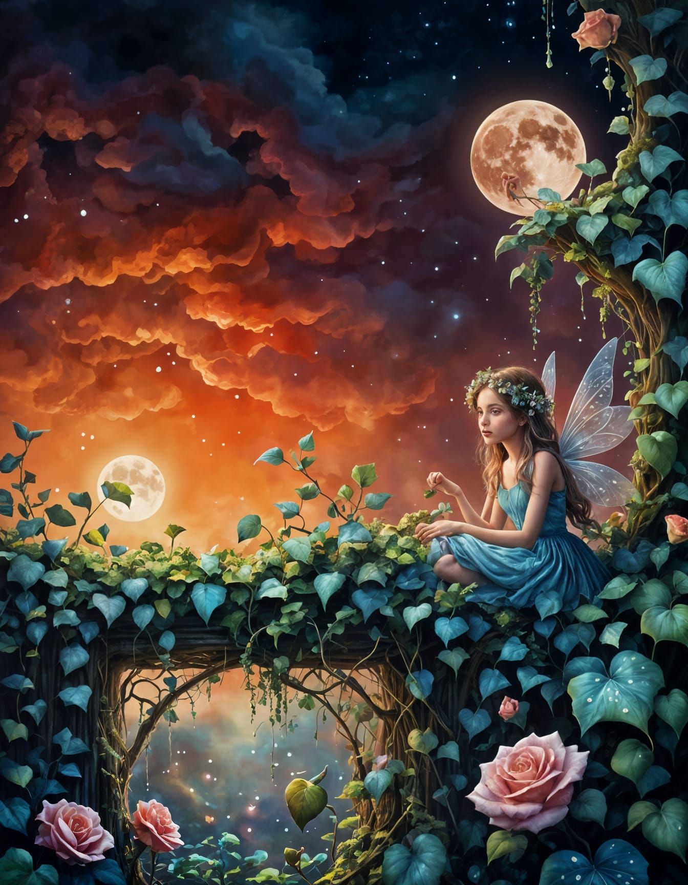 Magical Fairy Wonderland with Wild Vines, 8K