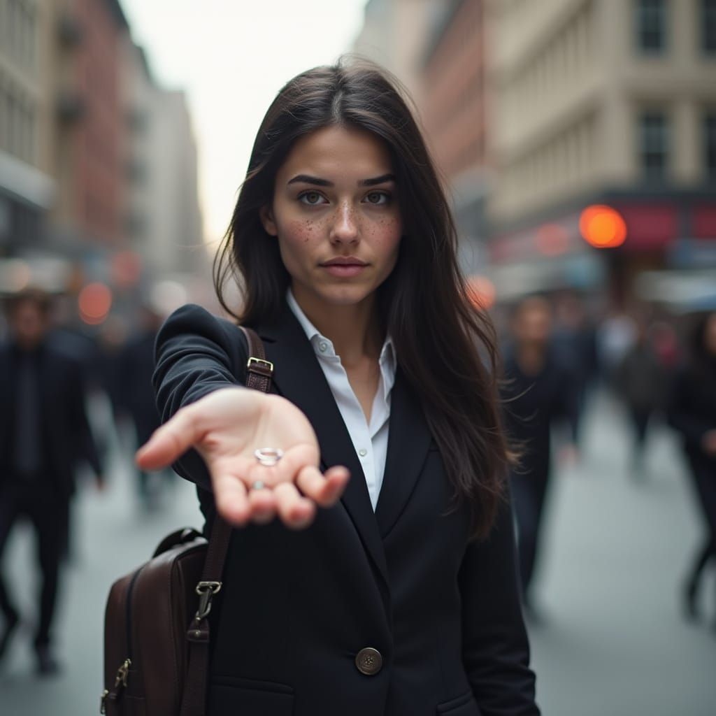 Woman Returns Engagement Ring in NYC Square