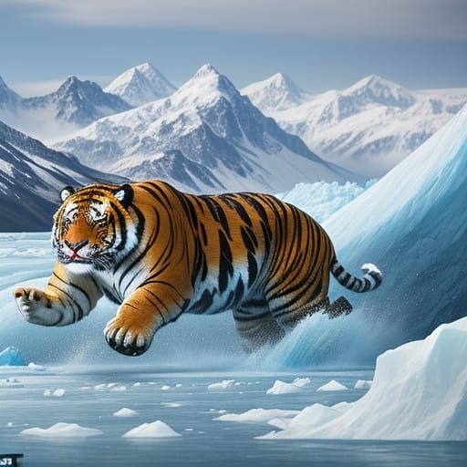 Obese Siberian Tiger Causes Glacial Calamity