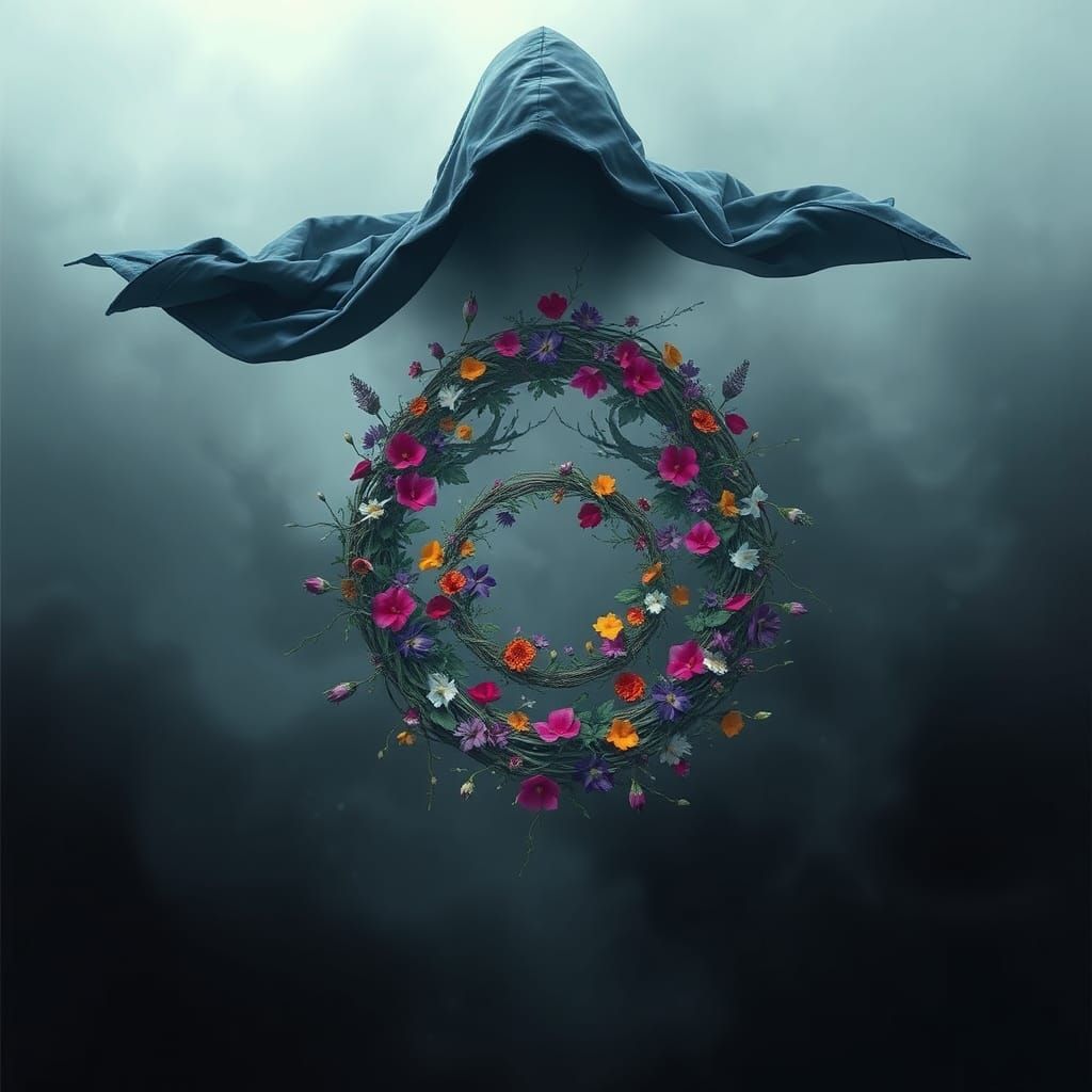 Ethereal Cloak Disintegrating into Floral Torus