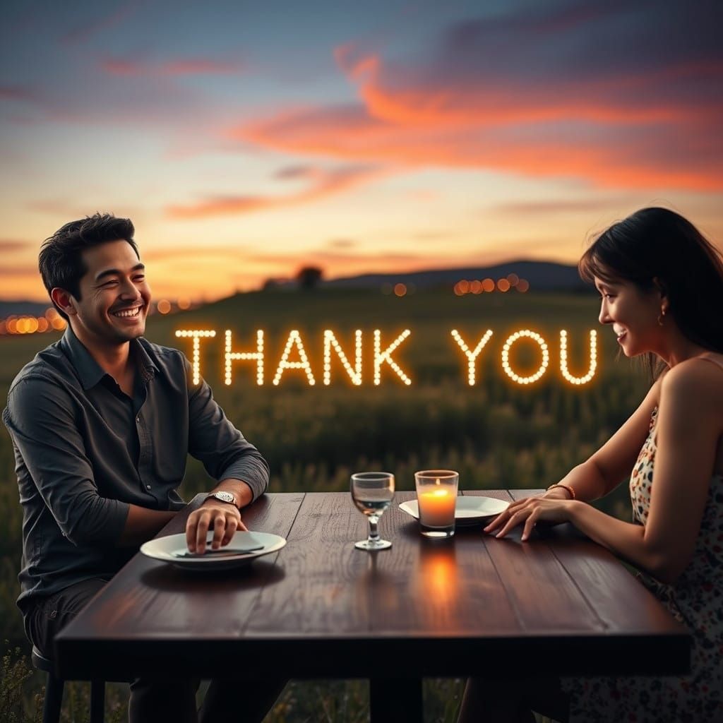 Woman in Serene Field Encounter in Bio Art Style