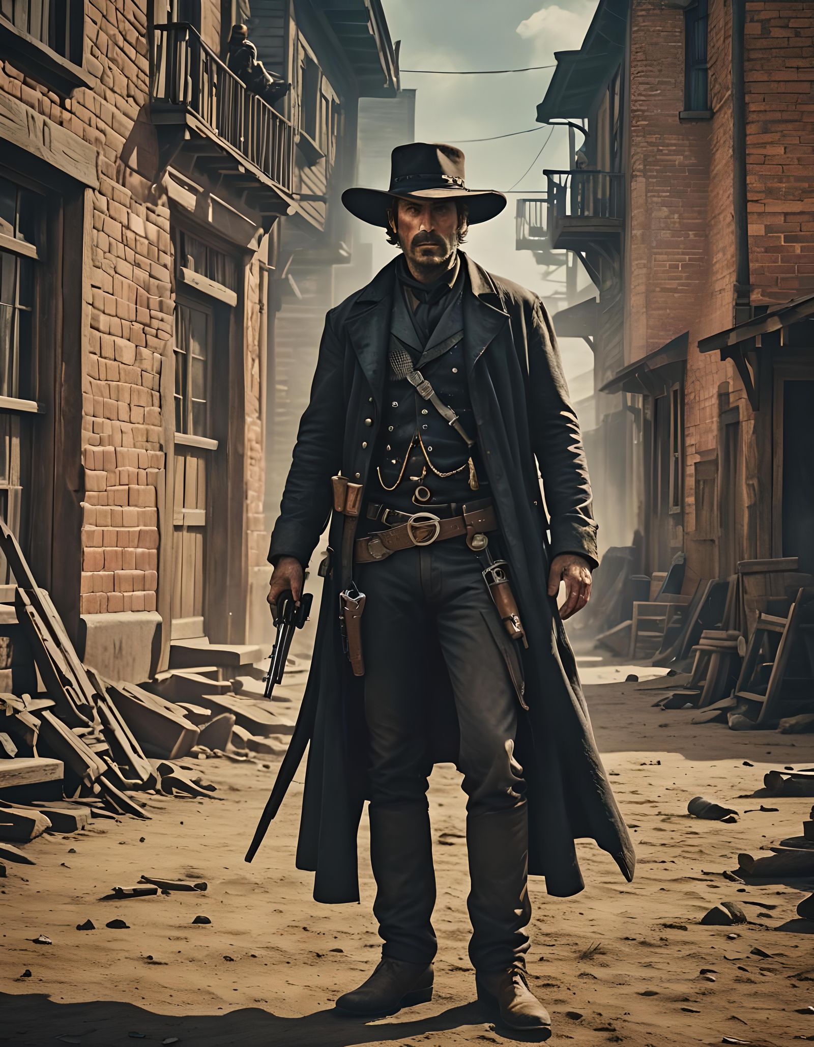 Gunslinger Portrait Inspired by Red Dead Redemption