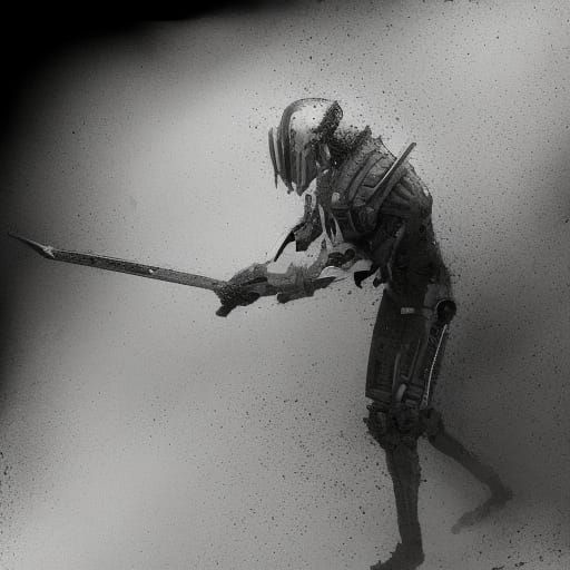 Hyperrealistic Portrait of Adam Driver in Detailed Splash Ar...