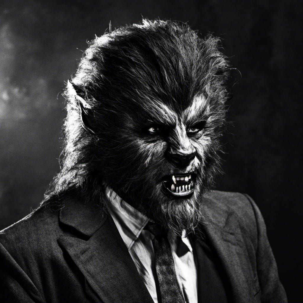 Moody Film Noir Portrait of Suited Figure