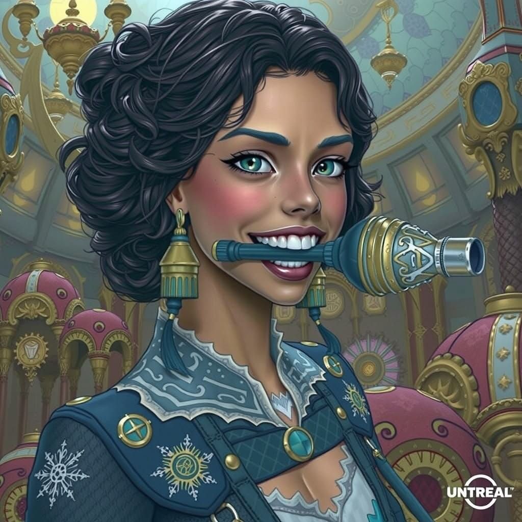 Hero's Sonic Dilemma in Whimsical Fantasy Landscapes