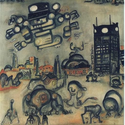 Eeyore's Shanghai Nightmare: Robots in an Expressionist Styl...