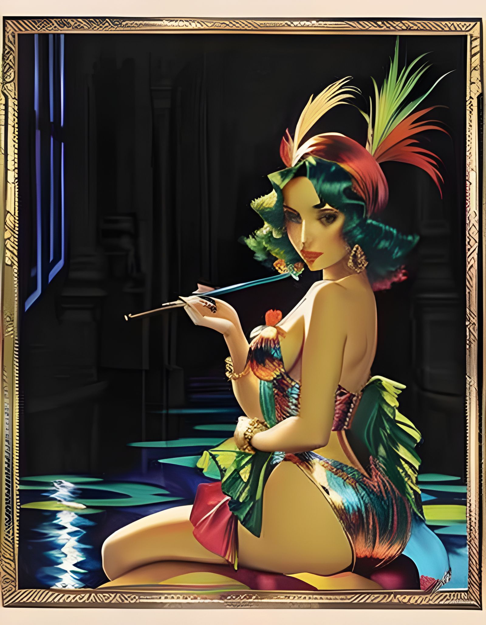 Art Deco Design in Monet and Lempicka Colors