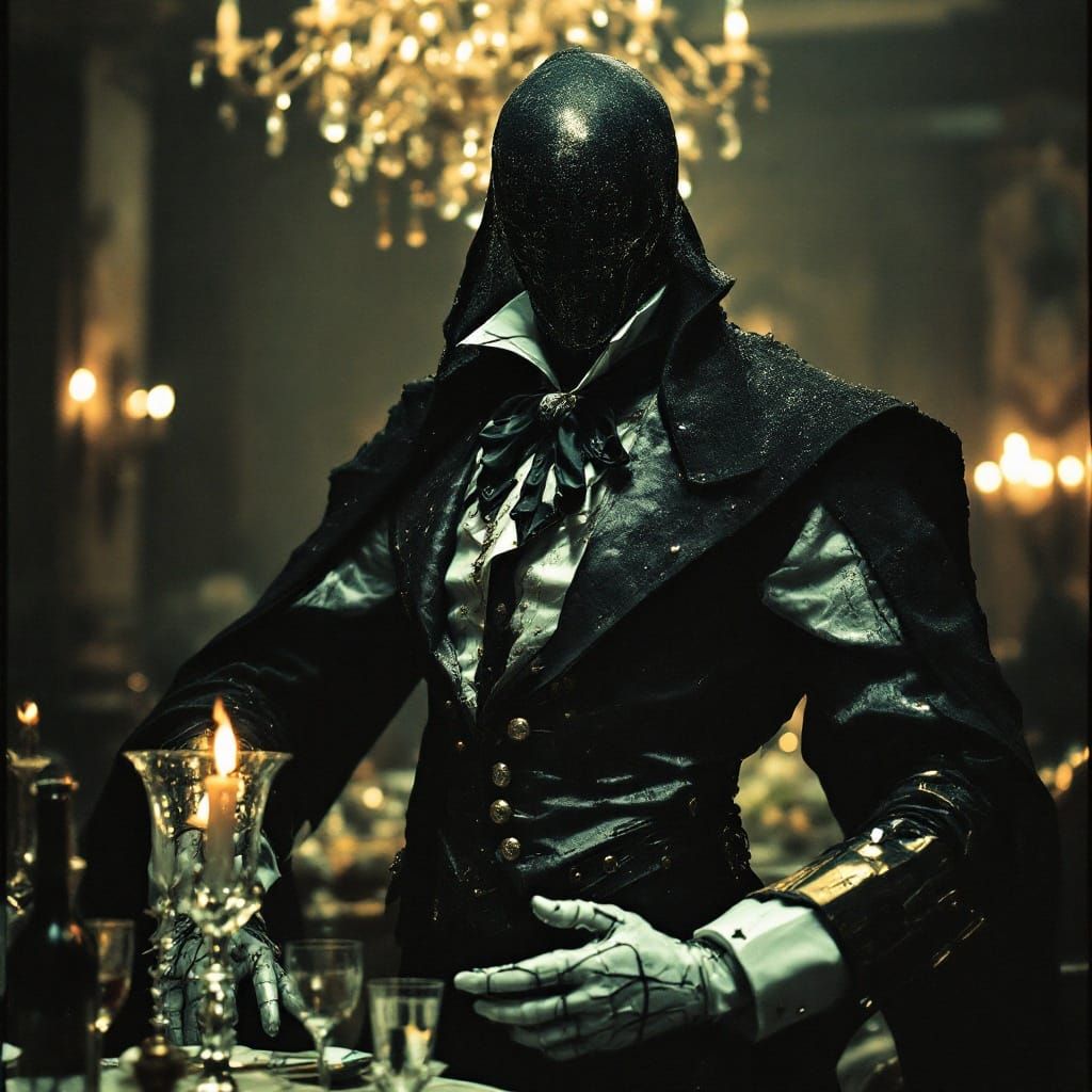 Butler Automaton in Glitching Dining Hall