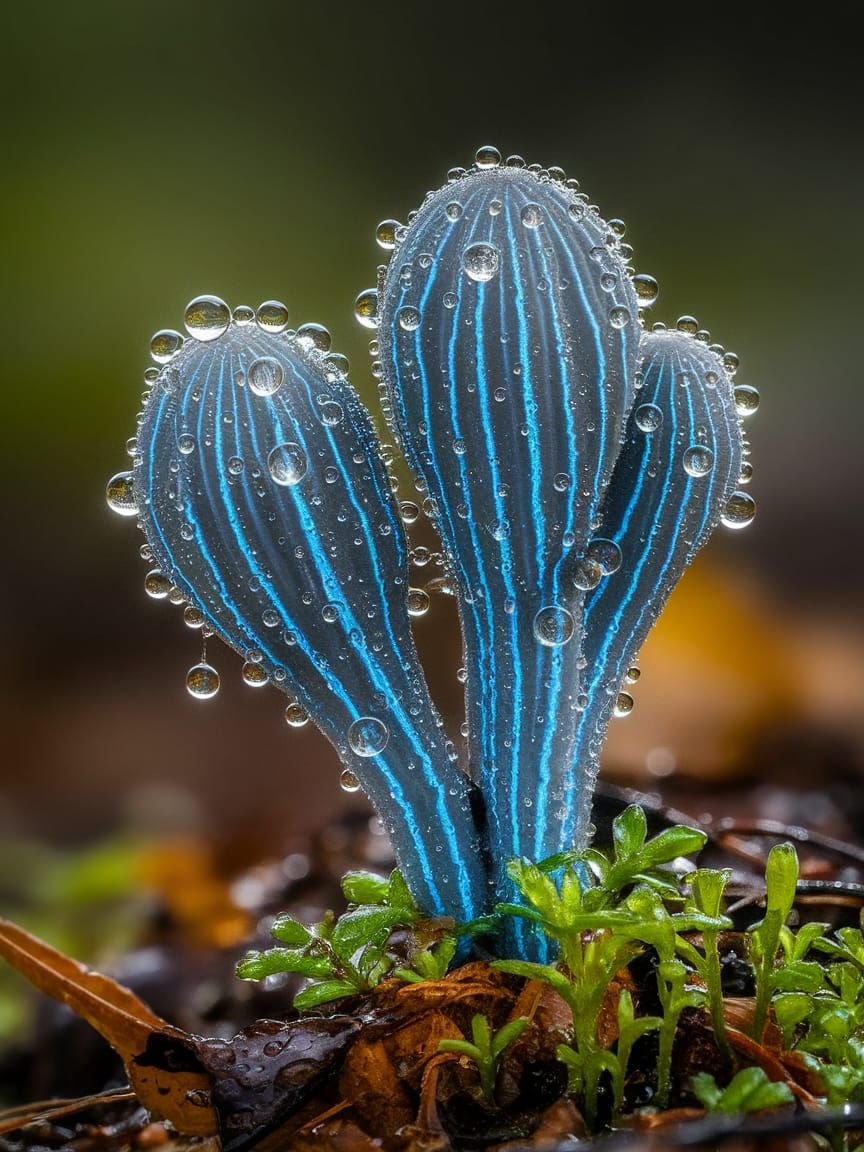Bioluminescent Forest Floor