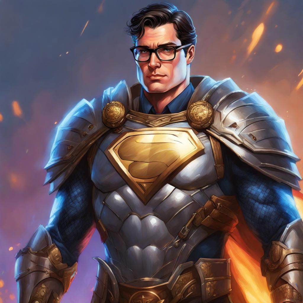 Clark Kent as Aasimar Paladin in Full Armor