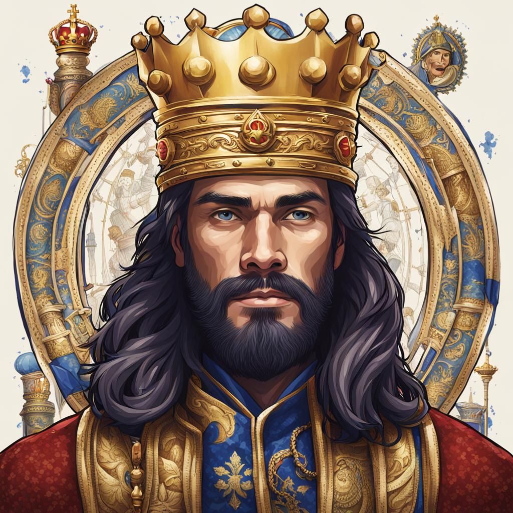 Portrait of a Royal King