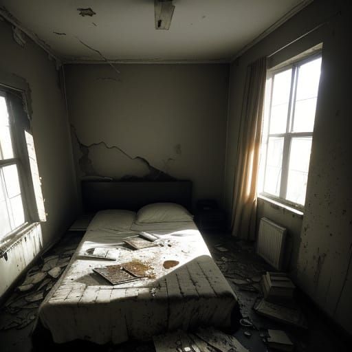 abandoned bedroom